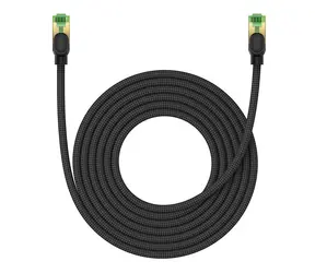 Baseus B0013320C111-05 Opletený síťový kabel RJ45 Cat.8 5m černá