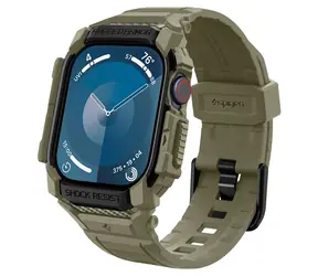Spigen Rugged Armor Pro Ochranné pouzdro pro Apple Watch 2024 46mm vintage khaki