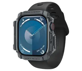 Spigen Rugged Armor Ochranné pouzdro pro Apple Watch 2024 46mm dark grey