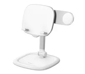 Baseus B10451501211-00 Seashell Stojan na tablet/telefon bílá