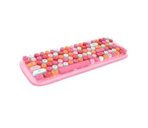 MOFII Candy BT růžová / Bezdrátová klávesnice / Bluetooth / US Layout / 2x AAA