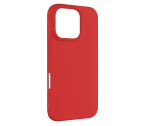 FIXED Zadní pogumovaný kryt Story pro Apple iPhone 16 Pro červený