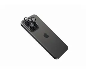 FIXED Ochranná skla čoček fotoaparátů Camera Glass pro Apple iPhone 16 Pro/16 Pro Max černá