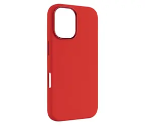 FIXED Zadní kryt MagFlow s podporou MagSafe pro Apple iPhone 16 červený / doprodej