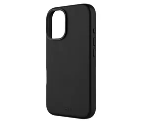 FIXED Kožený zadní kryt MagLeather s podporou MagSafe pro Apple iPhone 16 černý