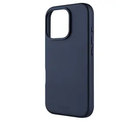 FIXED Kožený zadní kryt MagLeather s podporou MagSafe pro Apple iPhone 16 Pro modrý