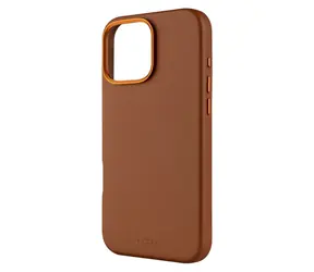 FIXED Kožený zadní kryt MagLeather s podporou MagSafe pro Apple iPhone 16 Pro Max hnědý