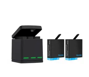 Telesin GP-BNC-801 Tříslotový nabíjecí box pro GoPro Hero 8 + 2 baterie