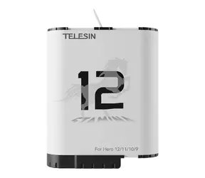 Telesin GP-HPB-012 Kapesní multifunkční úložný nabíjecí box GoPro Hero 12 & 11 & 10 & 9