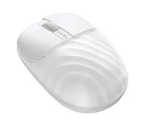 Dareu LM135D bílá / Bezdrátová optická myš / 1200DPI / 3 tlačítka / BT & 2.4G
