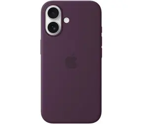Apple Silikonový kryt s MagSafe pro iPhone 16 - Plum