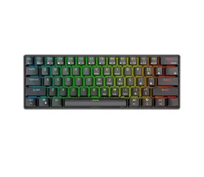 Royal Kludge RK61 RGB červené spínače černá / Bezdrátová klávesnice / mechanická / BT & USB / US Layout