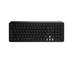 MIIIW BlackI098 černá / Bezdrátová klávesnice / Bluetooth / 2.4GHz  / RGB / US Layout 