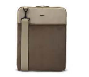 Hama To Go 15.6"-16.2" béžovo-hnědá / obal na notebook / popruh na rameno