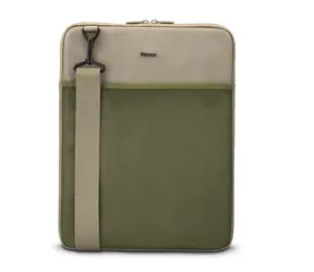 Hama To Go 15.6"-16.2" béžovo-zelená / obal na notebook / popruh na rameno