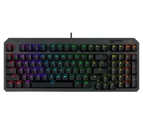 ASUS klávesnice TUF Gaming K3 GEN II šedá / herní klávesnice / mechanická / drátová / opticko-mechanické spínače / CZ/SK