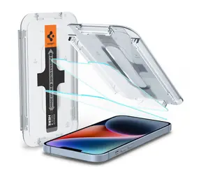 Spigen Glass tR EZ Fit HD Ochranné sklo pro Apple iPhone 16e/14/13/13Pro transparentní 