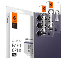Spigen Glass tR EZ Fit Optik Pro ochranné sklo na fotoaparát  pro Samsung Galaxy S24 Ultra fialová 2ks