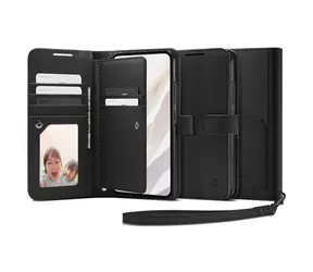 Spigen Wallet S Pouzdro typu peněženka pro Samsung Galaxy A54 5G černá