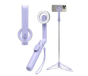 Spigen MagSafe SelfieStick Tripod selfie tyč fialová