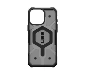 UAG Pathfinder Clear MagSafe ochranný kryt pro Apple iPhone 16 Pro Max šedá