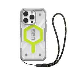 UAG Pathfinder Clear Magsafe ochranný kryt pro Apple iPhone 16 Pro active neon lanyard