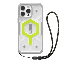 UAG Pathfinder Clear MagSafe ochranný kryt pro Apple iPhone 16 Pro Max active neon lanyard