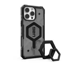UAG Pathfinder Clear MagSafe ochranný kryt pro Apple iPhone 16 Pro Max ash/black stand