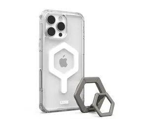 UAG Plyo MagSafe ochranný kryt pro Apple iPhone 16 Pro Max ice white/titanium stand