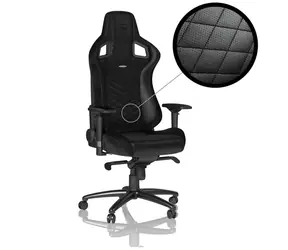noblechairs EPIC černá / Herní židle / syntetická kůže / nastavitelná / pojezdová kolečka / nosnost 120 kg 