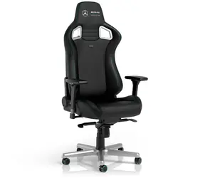 noblechairs EPIC Mercedes-AMG Petronas Formula 1 / Herní židle / syntetická kůže / nastavitelná / pojezdová kolečka / no