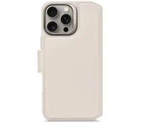 Decoded Leather Detachable Wallet odnímatelné kožené pouzdro pro Apple iPhone 16 Pro Max béžová