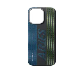 Pitaka x Aries Tactile Woven ochranný kryt pro Apple iPhone 16 Pro credit card