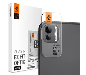 Spigen Glass tR EZ Fit Optik Metal 1 Pack ochranné sklo pro Apple iPad Pro 13" (2024) & 11" (2024) černá