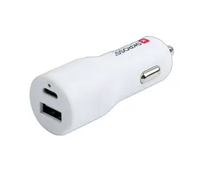SKROSS USB A+C nabíjecí autoadaptér Dual Car Charger / 20W PD