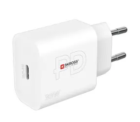 SKROSS USB-C nabíjecí adaptér Power charger 30W bílá / 1x USB-C