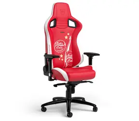 noblechairs EPIC Nuka-Cola - Fallout Edition / Herní židle / syntetická kůže / nastavitelná / pojezdová kolečka / nosnos