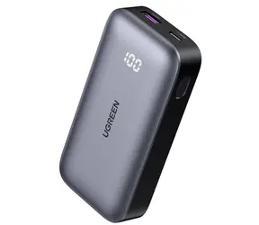 UGREEN Two-way Fast Charging Power Bank / Powerbanka / 10000 mAh / 30W / 1x USB-C / 1x USB-A / šedá