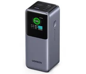 UGREEN Quick Charging 200W / Powerbanka / 25000 mAh / 200 W / 2x USB-C / 1x USB-A / TFT Displej 