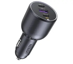 UGREEN 35025 130W 3-Port Fast Car Charger / Nabíječka do auta / 130 W / 2x USB-C / 1x USB-A 