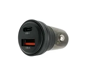 Solight DC92 fast charger do auta 30W USB-C + USB-A