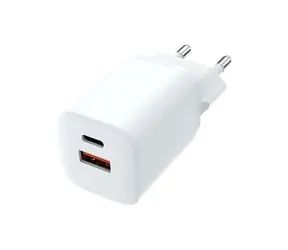Solight DC75 USB-C + USB-A fast charger GaN 33W PD