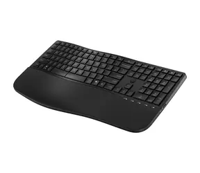 HP 680 Comfort Dual-Mode Keyboard černá / Bezdrátová klávesnice / membránová / nízký profil kláves / CZ-SK Layout / 2x A