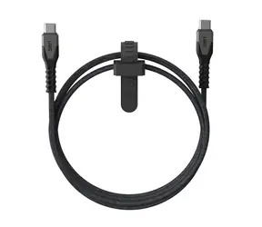 UAG Rugged Kevlar Datový a nabíjecí kabel USB-C (M) - USB-C (M) 1.5m černo-šedá BULK
