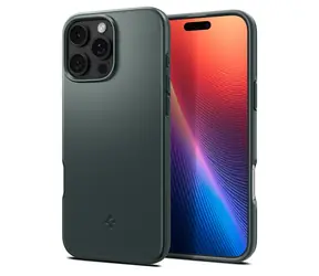 Spigen Thin Fit MagSafe ochranný kryt pro Apple iPhone 16 Pro zelená