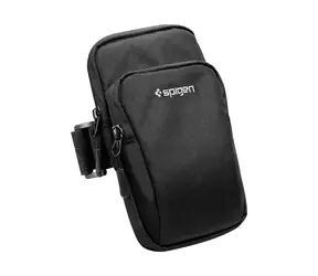Spigen Dynamic Shield A702 Sportovní pouzdro na ruku pro smartphony až 6.9" černá