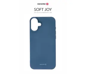SWISSTEN SOFT JOY pouzdro pro Apple iPhone 16 Plus modrá