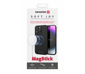 SWISSTEN SOFT JOY MagStick pouzdro pro Apple iPhone 16 Pro Max černá