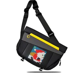 Divoom Pixoo Slingbag-V černá / Taška přes rameno s pixel art displejem / IP68