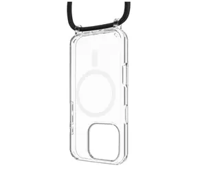 FIXED Pouzdro MagPure Neck s černou šňůrkou na krk pro Apple iPhone 16 Pro Max